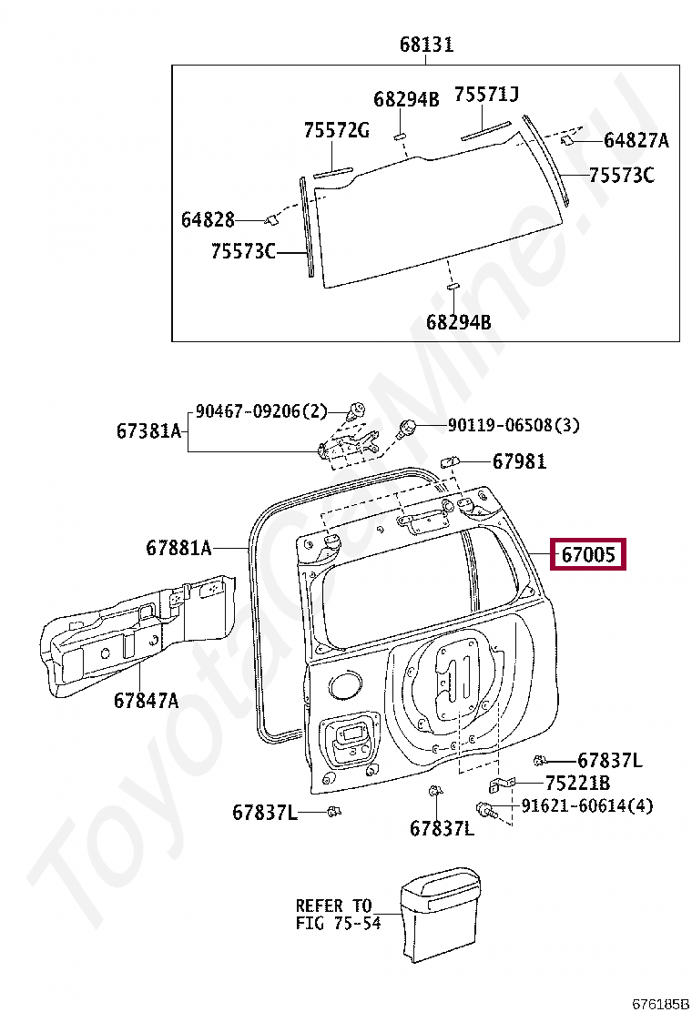 Panel Sub Assy Back Door F