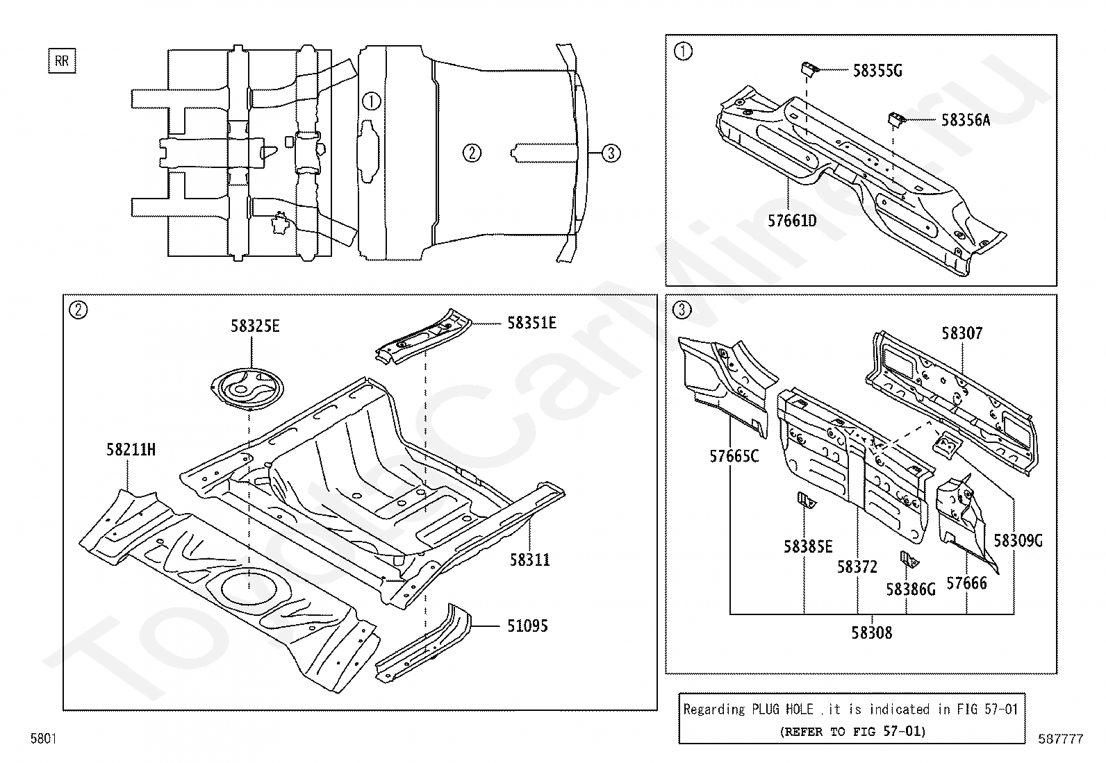 PANEL SUB-ASSY, BODY LOWER BACK TOYOTA для RAIZE, 2021/08 - 2023