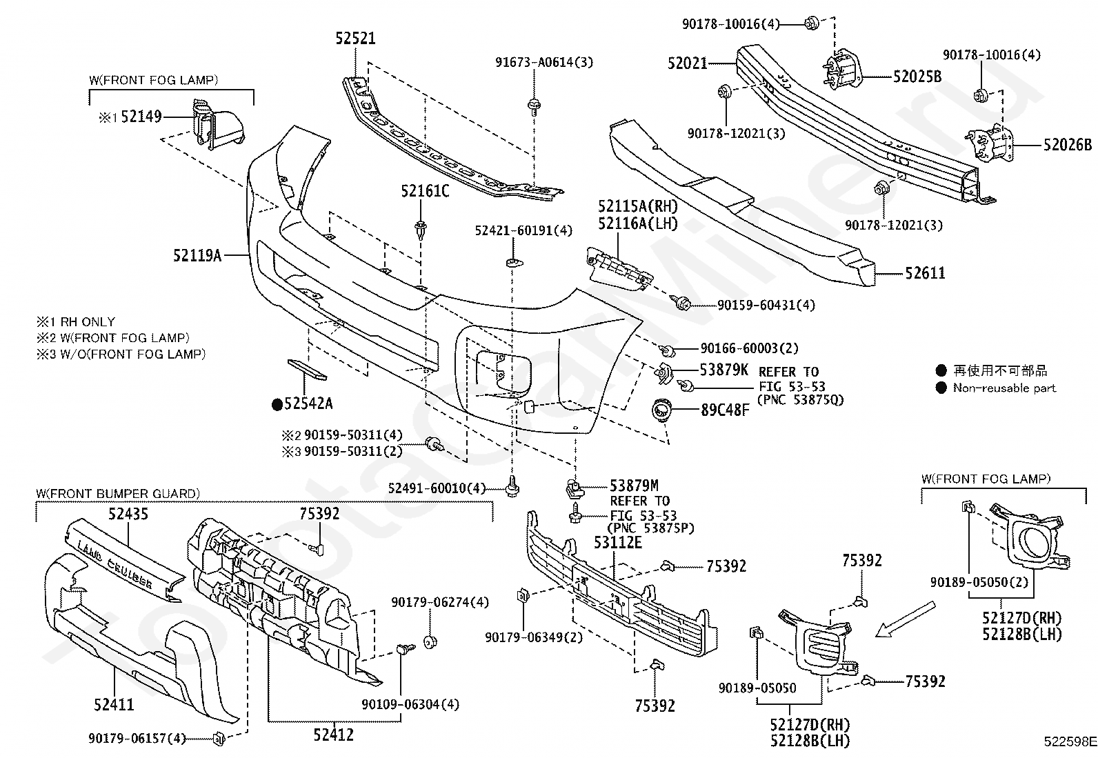 Comment enlever les pare-chocs avant et arrière Toyota RAV4 (2005-2012)