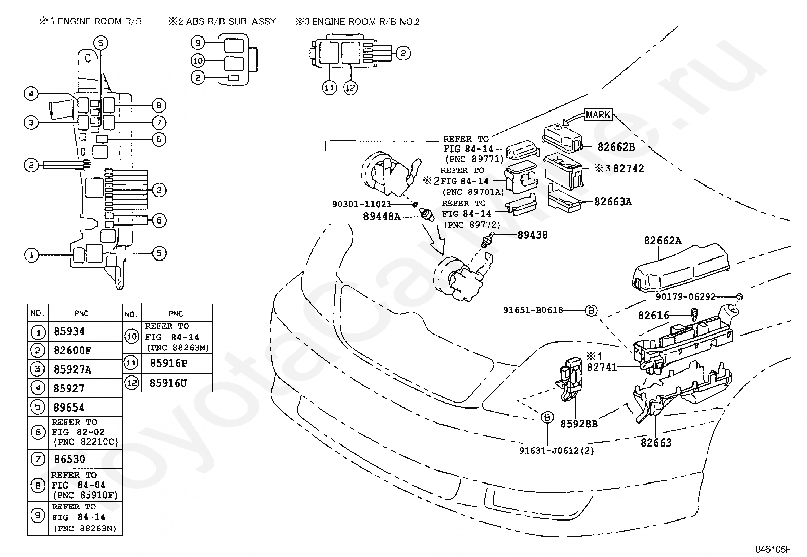 Реле для TOYOTA SPACIO