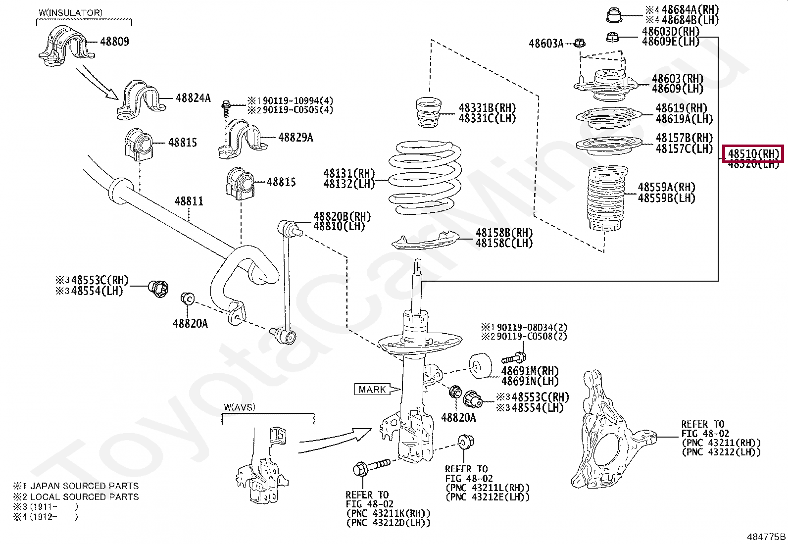 Absorber Assy Shock Front Rh Z