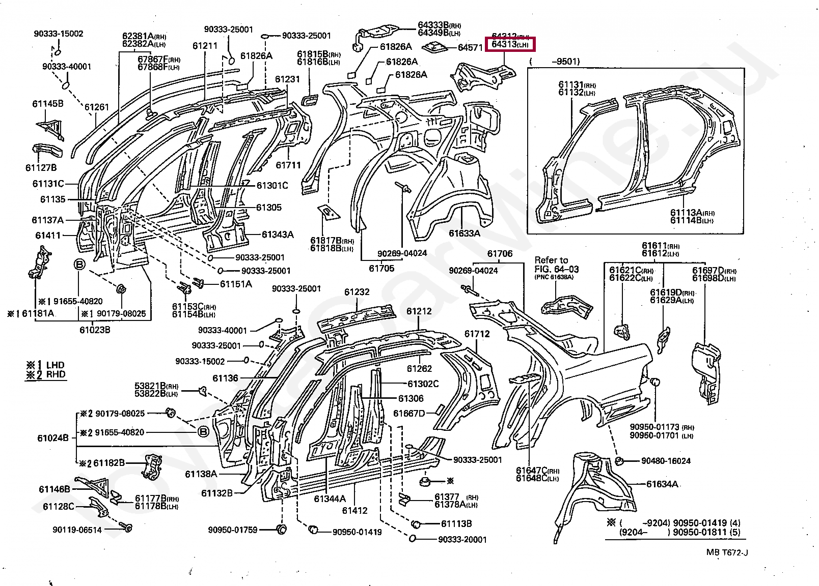 Каталог запчастей тойота камри. Кузовные детали Лексус ls400. 90333-25001 Фото. Toyota 90950-a8001. Номер кузова на Лексусе лс 400.