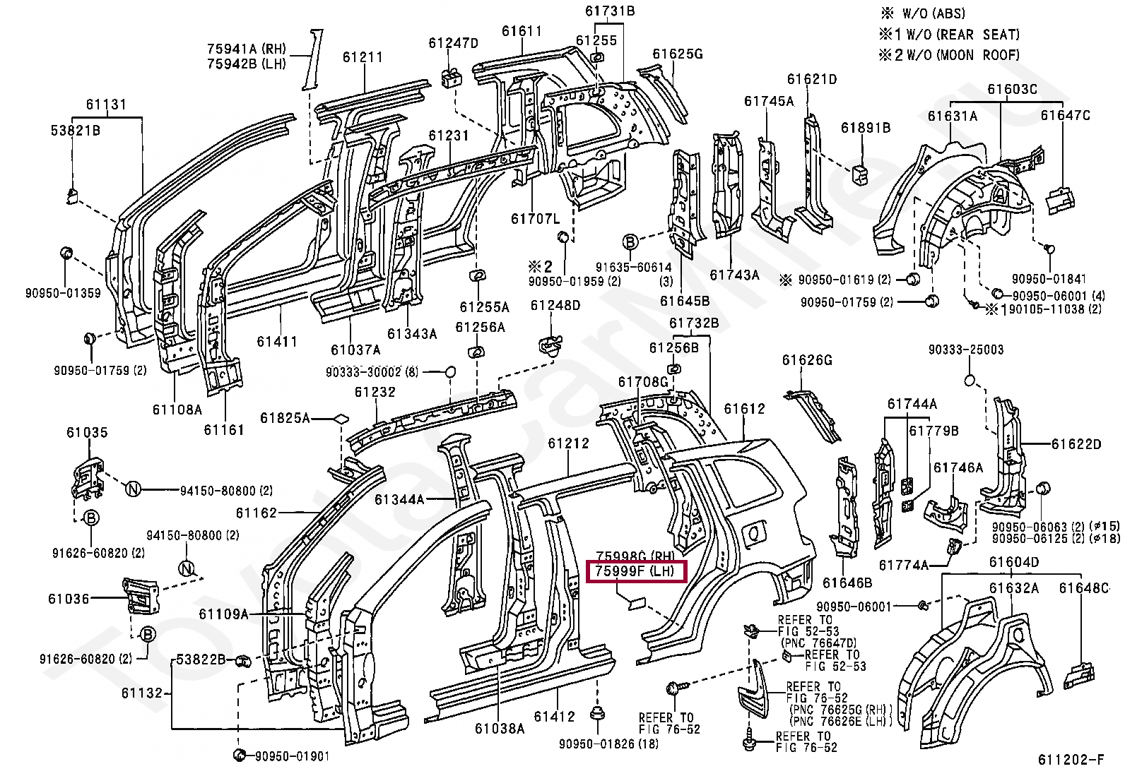 Передняя правая дверь тойота рав 4 2008 aca30l что означает