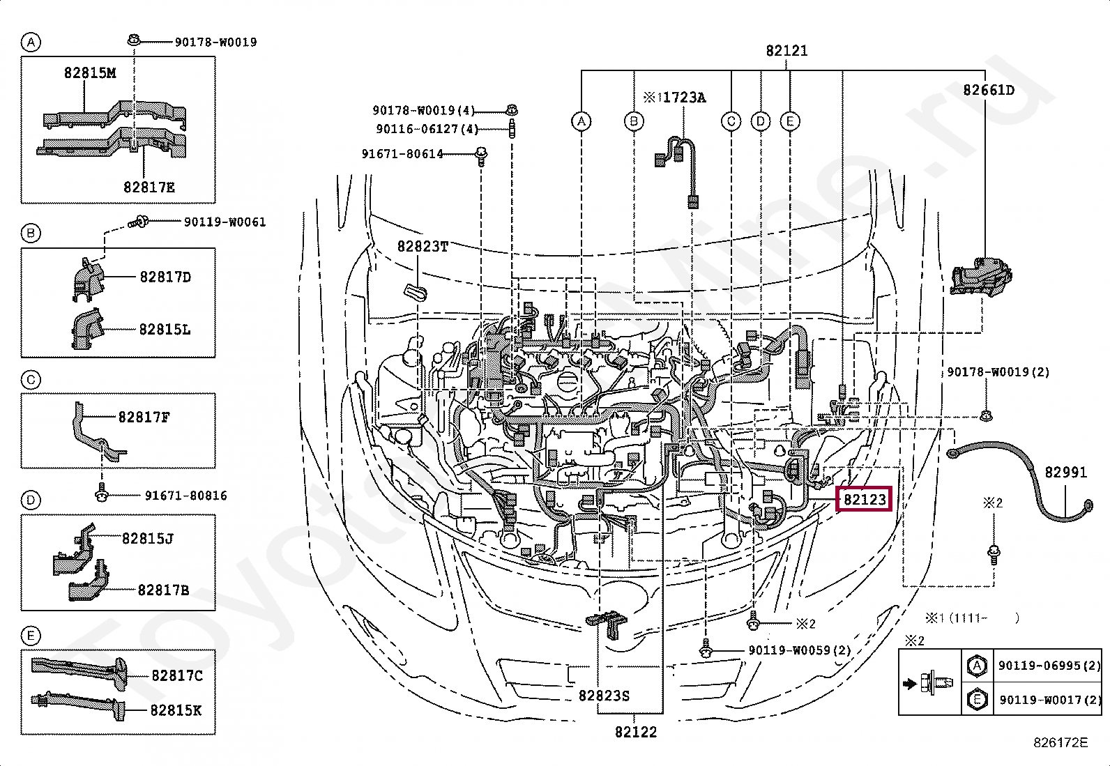 Каталог тойота виш. 82815-33j10 Toyota. Toyota adt270.