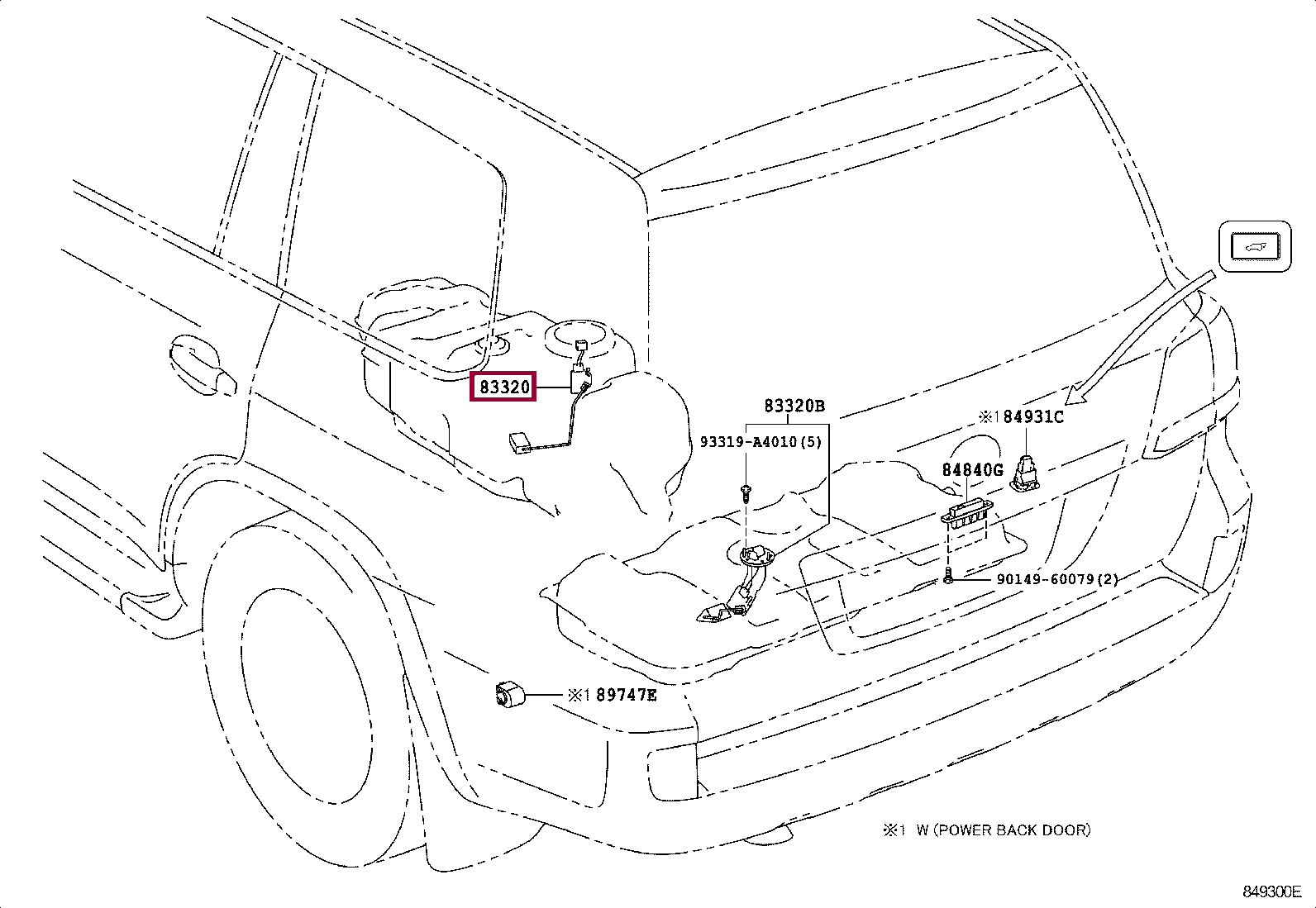 Запчасти Тойота: ДАТЧИК УРОВНЯ ТОПЛИВА (8332060690)