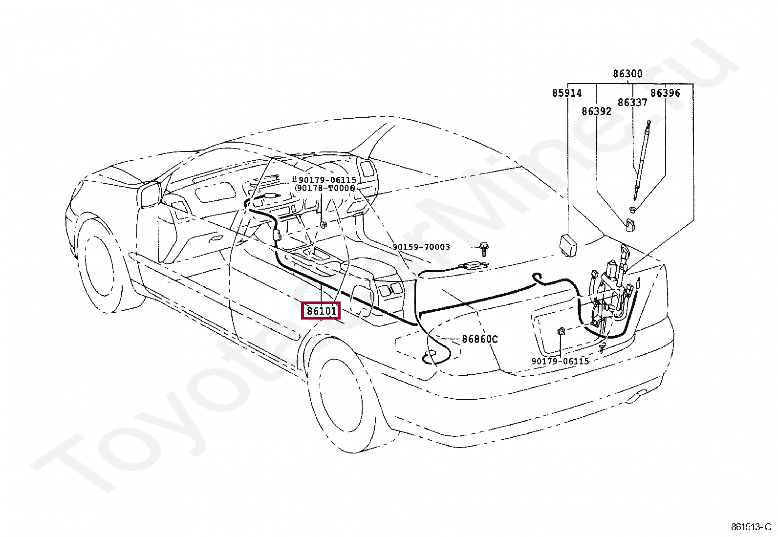 Купить Антенну Камри 30