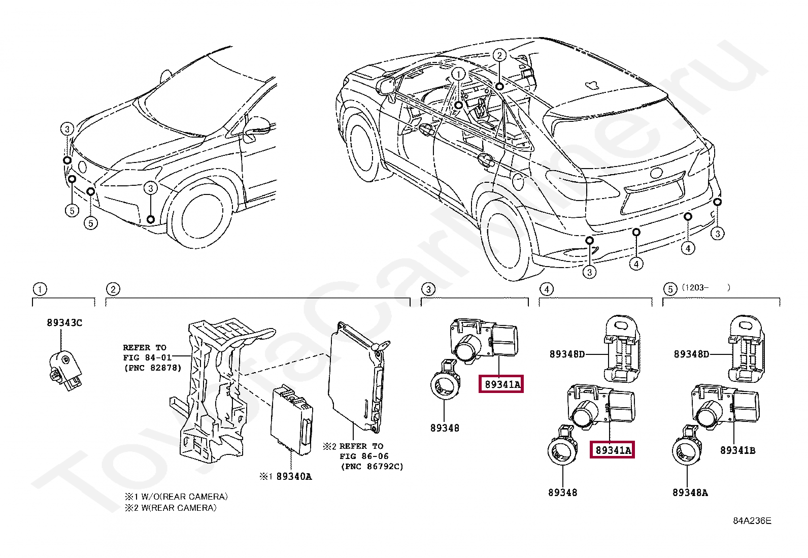 Запчасти Тойота: Парктроник (8934148010B0)