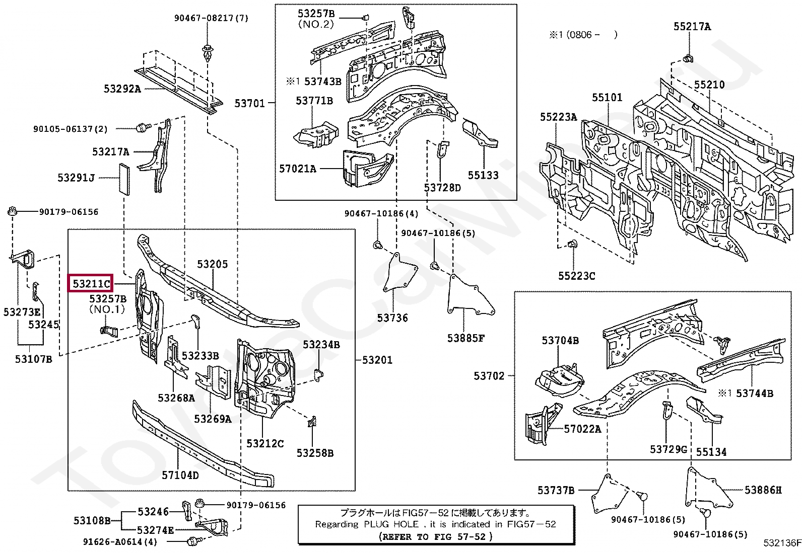 9095001958 toyota заглушка