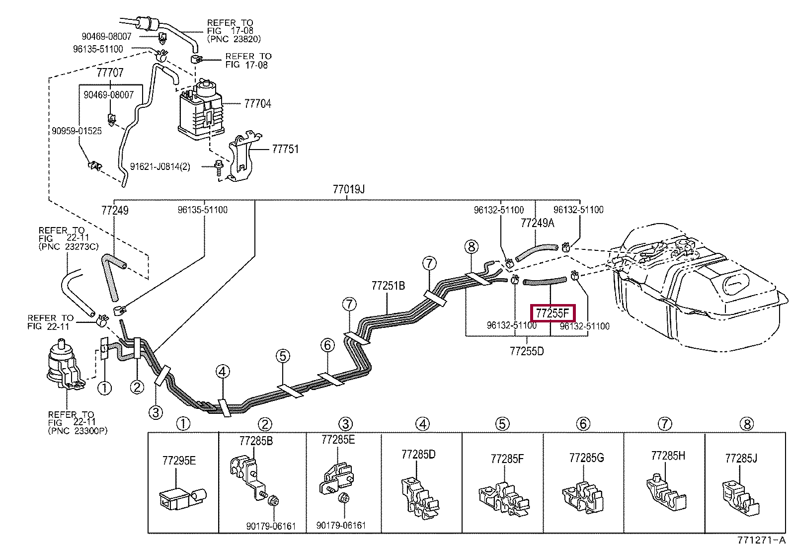 Выхлопная система прадо 120 4 литра схема